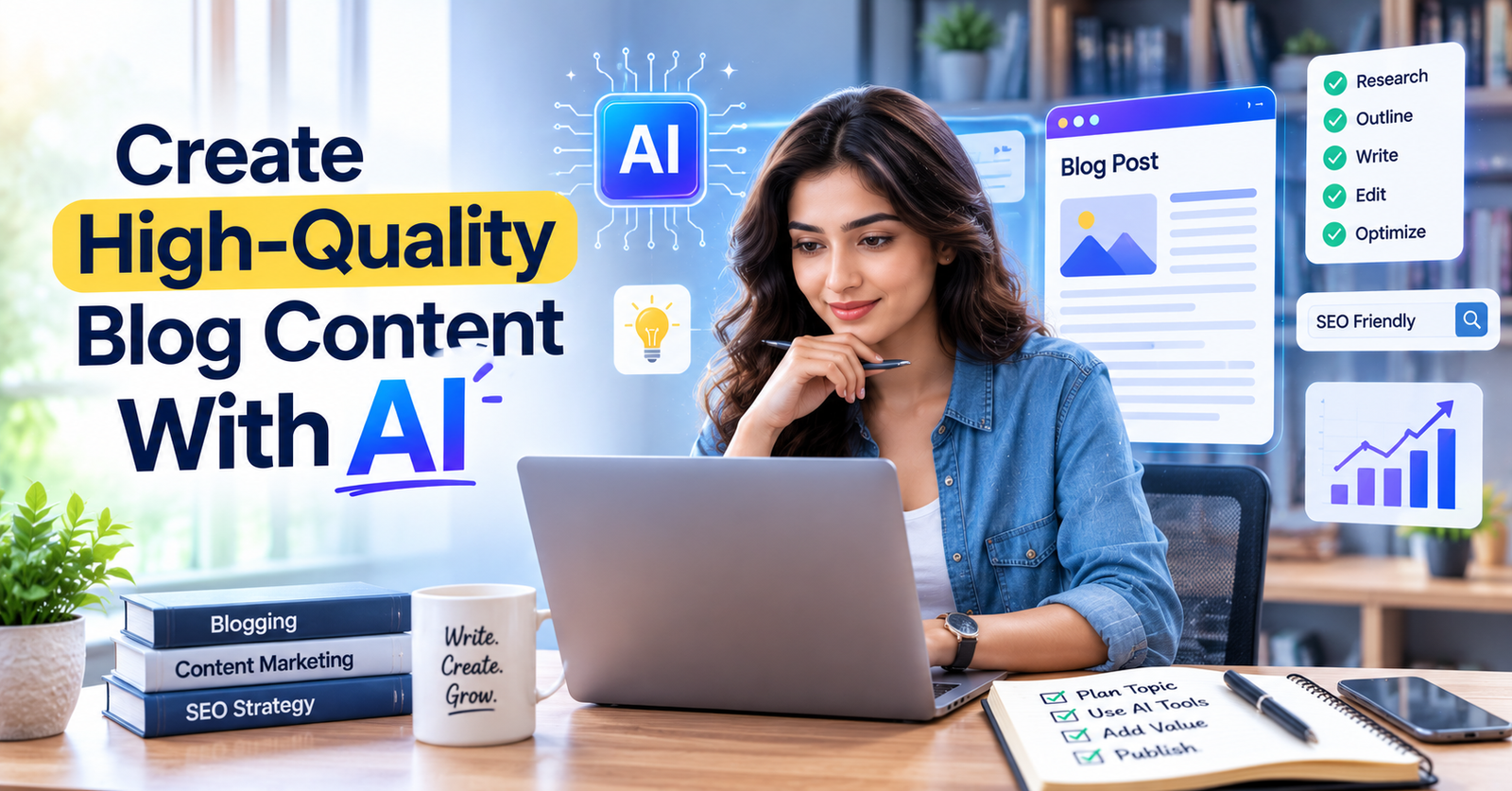 Create High-Quality Blog Content With AI